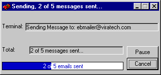 EBMailer: Sending window